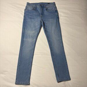 The Perfect Jean NYC Mens 31x30 Blue Slim Thick Stretch Denim Whiskered Casual